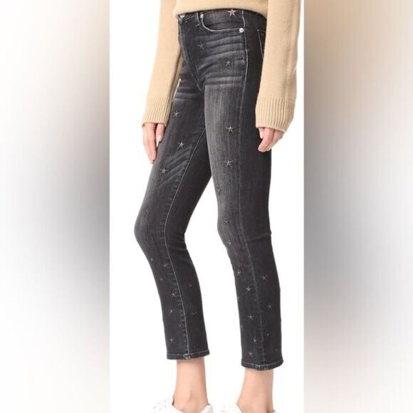 Hudson Jeans Denim - Hudson Harper High Rise Crop Baby Star Jeans